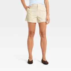 Women's Easy Shorts - A New Day™ Cream 6