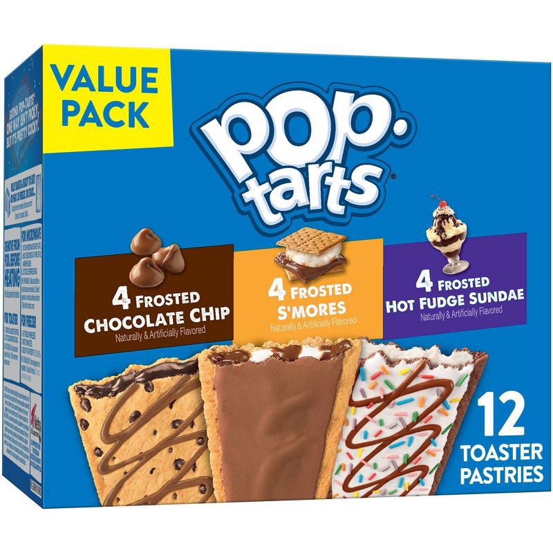 slide 1 of 9, Pop-Tarts Frosted Chocolate Variety Toaster Pastries - 20.3oz/12ct, 20.3 oz, 12 ct