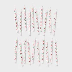 20ct Cherry Print Birthday Candles - Spritz™