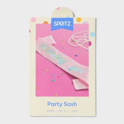 Birthday Girl Light Pink Wearable Sash - Spritz™