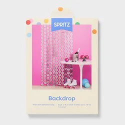 Disco Foil Party Backdrop Decoration Silver - Spritz™