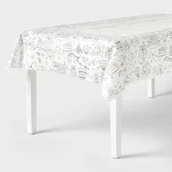 Happy Birthday Color Your Own Personalizable Table Cover - Spritz™