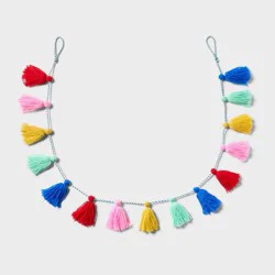 Rainbow Birthday Yarn Tassel Garland - Spritz™