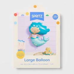 Large Mermaid Foil Balloon- Spritz™