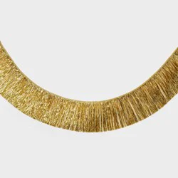 Gold Tinsel Fringe Party Garland - Spritz™