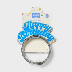 5ct Paper Happy Birthday Multicolor Headband Tiaras - Spritz™