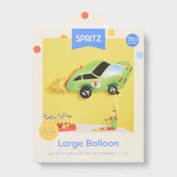 Large Green Racecar Foil Balloon- Spritz™