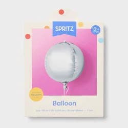 Silver Sphere Foil Balloon - Spritz™