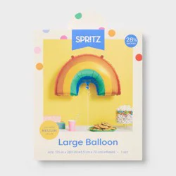 Large Traditional Rainbow Foil Balloon- Spritz™