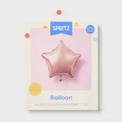 Star Foil Balloon Rose Gold - Spritz™