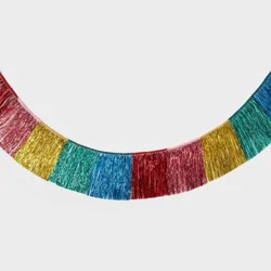 Rainbow Tinsel Fringe Party Garland - Spritz™