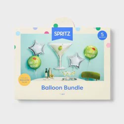 5ct Tini Bit Older Martini Birthday Foil Balloon Bouquet- Spritz™