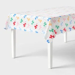 Balloon Dog Birthday Plastic Table Cover - Spritz™
