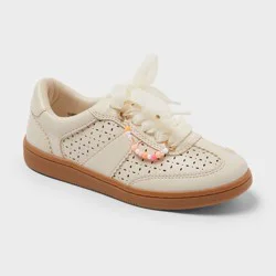 Girls' Rachel Novelty Lace Up Sneakers - art class™ Cream 3
