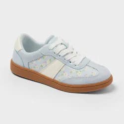 Girls' Rachel Novelty Lace Up Floral Print Sneakers - art class™ Blue 4