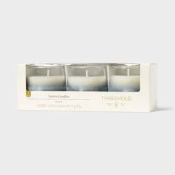 3pk Wax Votive Set Blue - Threshold™