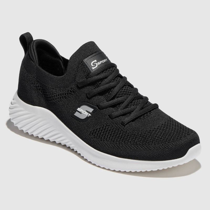 slide 1 of 4, S Sport By Skechers Men's Freddie Sneakers - Black 12, 1 ct
