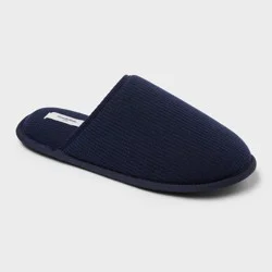 Men's Beau Scuff Slippers - Goodfellow & Co™ Navy Blue L