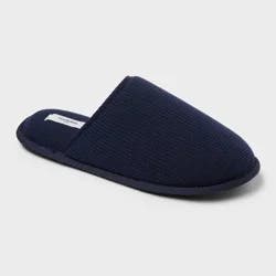 Men's Beau Scuff Slippers - Goodfellow & Co™ Navy Blue L
