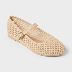 Girls' Wilma Ballet Flats - Cat & Jack™ Tan 1