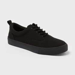Men's Billy Lace Up Sneakers - Goodfellow & Co™ Black 10.5