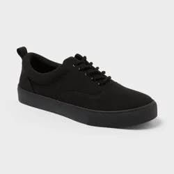 Men's Billy Lace Up Sneakers - Goodfellow & Co™ Black 12