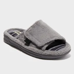 dluxe by dearfoams Men's Dale Slippers - Gray S