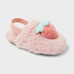 Toddler Nova Scuff Slippers - Cat & Jack™ Salmon Pink 9T-10T