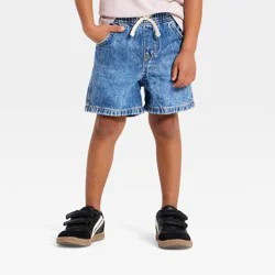 Toddler Boys' Relaxed Fit Pull-On Denim Shorts - Cat & Jack™ Medium Wash 2T