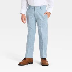Boys' Linen Pants - Cat & Jack™ Sky Blue 6