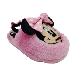 Toddler Girls' Minnie Mouse Slide Slippers - Pink 11T-12T