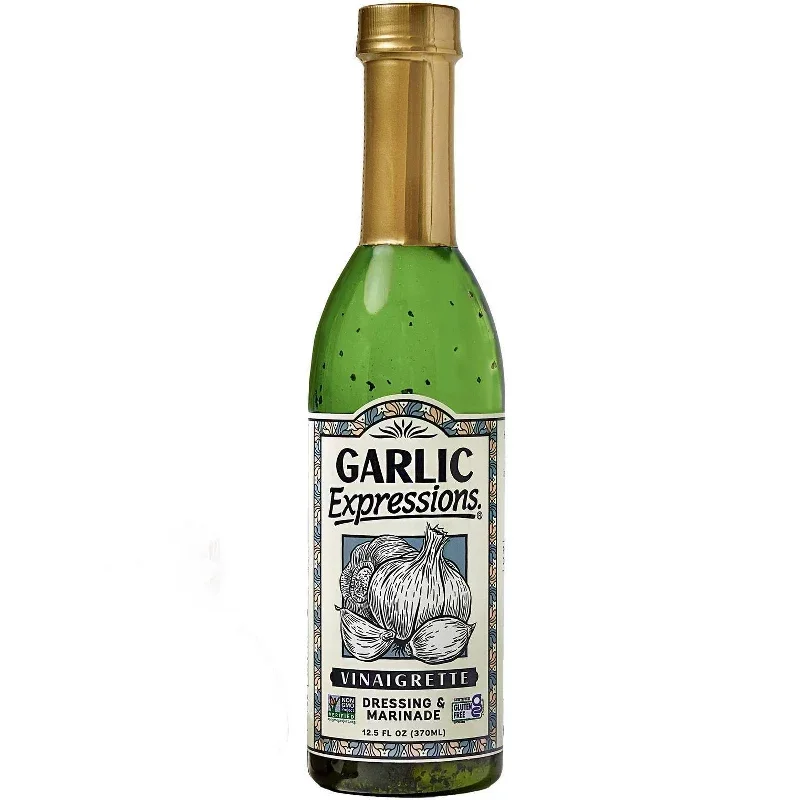 slide 1 of 6, Garlic Expressions Classic Vinaigrette Salad Dressing, 12.5 fl oz