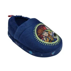 Toddler Boys' Toy Story Moccasin Slippers - Blue 7T-8T