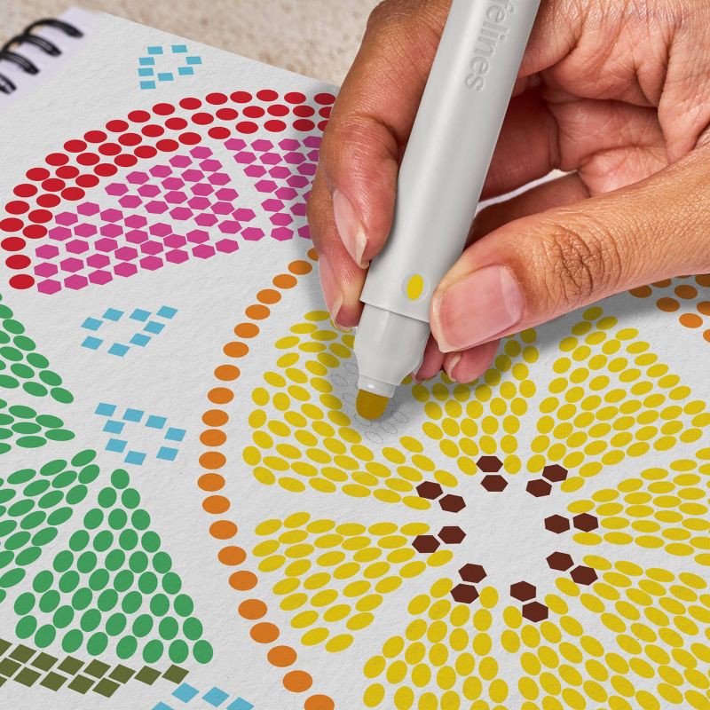 slide 3 of 12, Lifelines FlowArt: Stamp by Shape Secret Garden, 1 ct