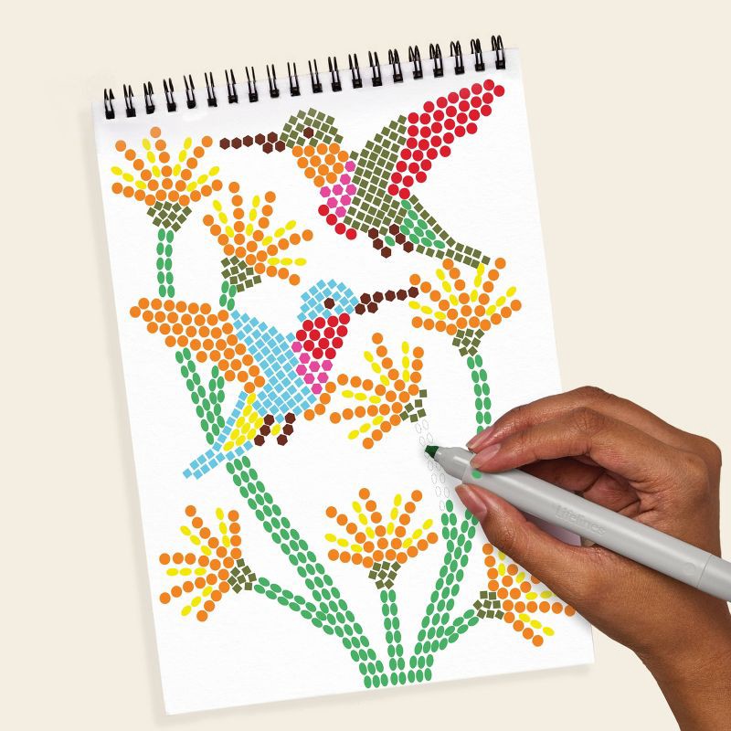 slide 5 of 12, Lifelines FlowArt: Stamp by Shape Secret Garden, 1 ct