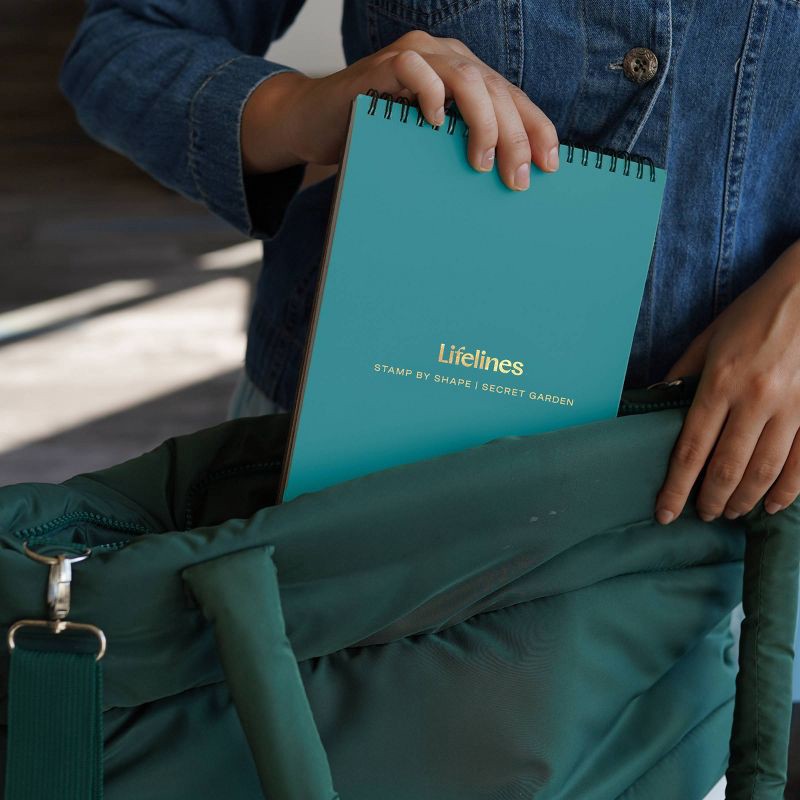 slide 7 of 12, Lifelines FlowArt: Stamp by Shape Secret Garden, 1 ct