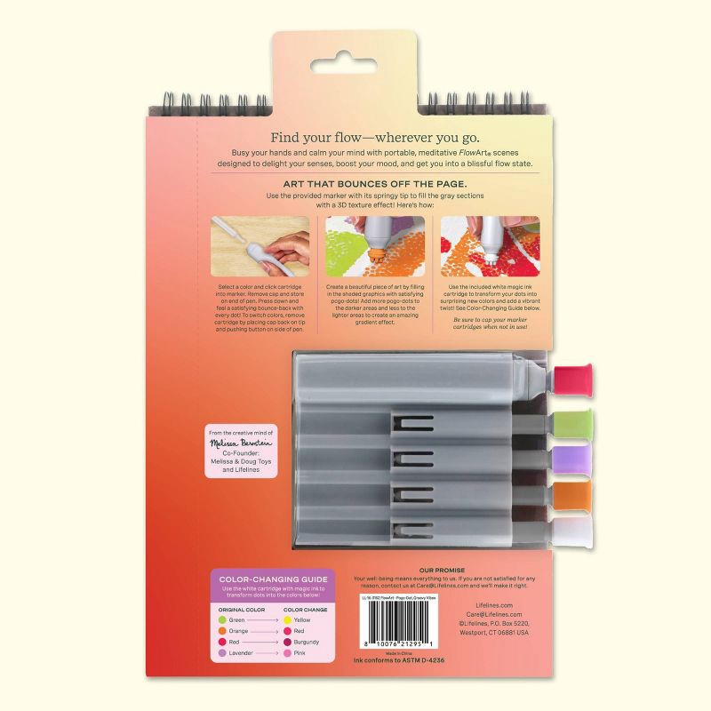 slide 11 of 12, Lifelines FlowArt: Pogo-Dot Groovy Vibes, 1 ct