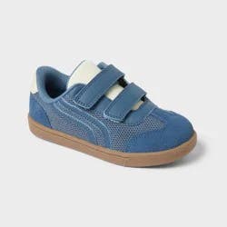 Toddler Dakota Retro Hook and Loop Closure Court Sneakers - Cat & Jack™ Navy Blue 12T