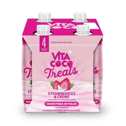 Vita Coco Treats Strawberries & Creme Coconut Water - 4pk/67.6fl oz
