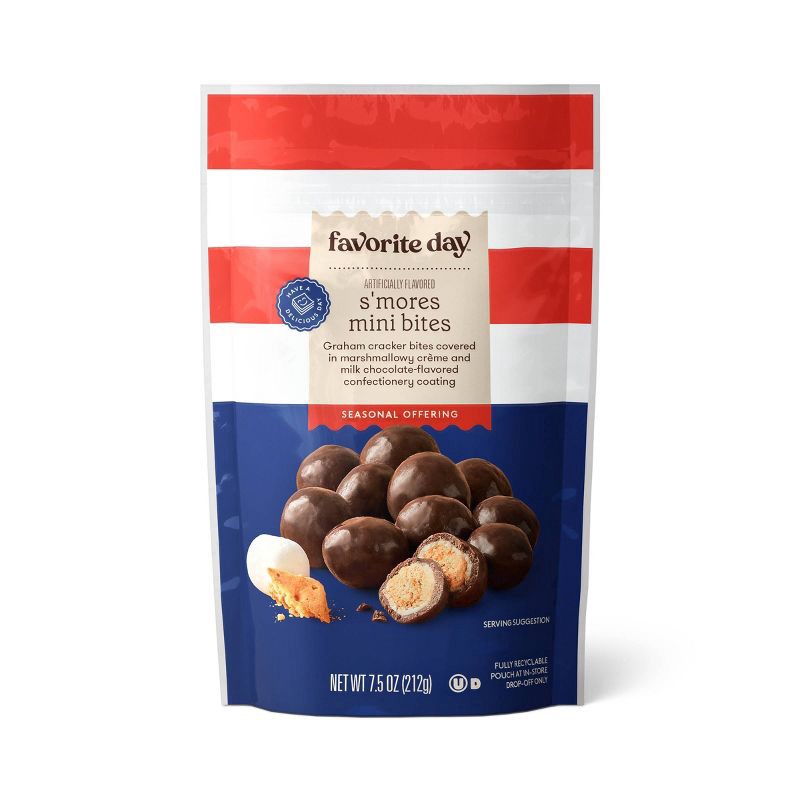 slide 1 of 3, S'Mores Mini Bites - 7.5oz - Favorite Day™, 7.5 oz