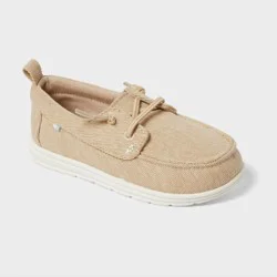 Toddler Bobby Slip On Boat Sneakers - Cat & Jack™ Khaki 11T