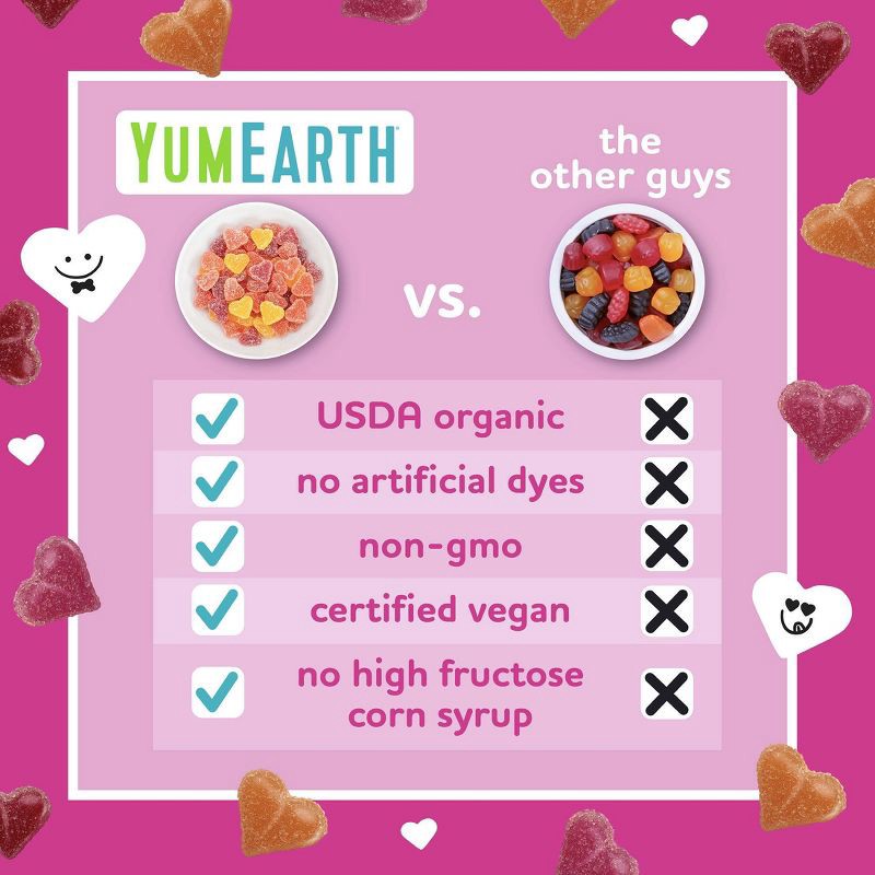 slide 4 of 10, YumEarth Valentines Organic Variety Candy Box - 9.3oz/30pk, 30 ct; 9.3 oz