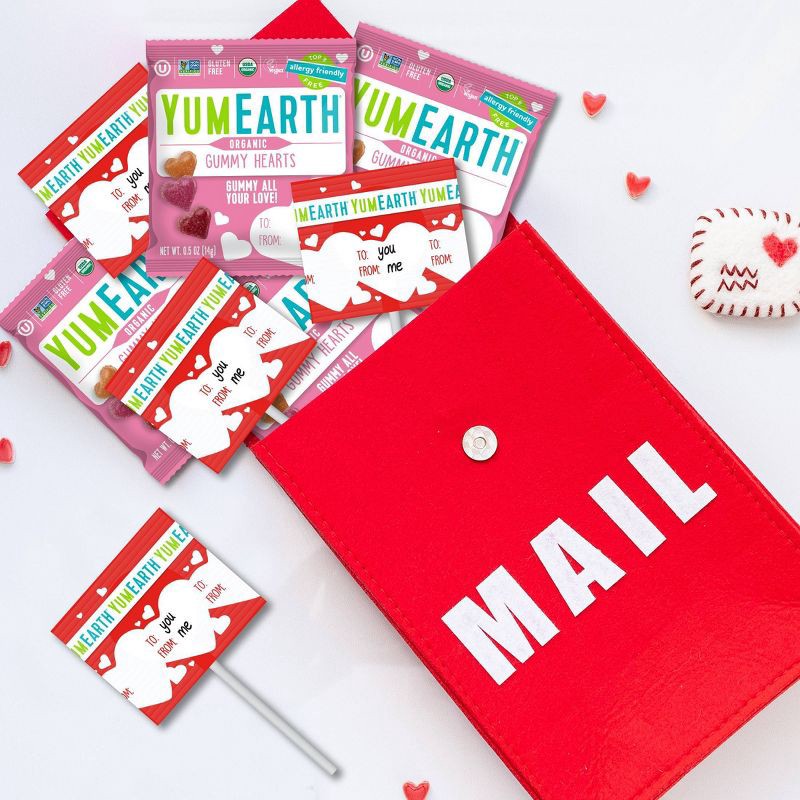 slide 7 of 10, YumEarth Valentines Organic Variety Candy Box - 9.3oz/30pk, 30 ct; 9.3 oz