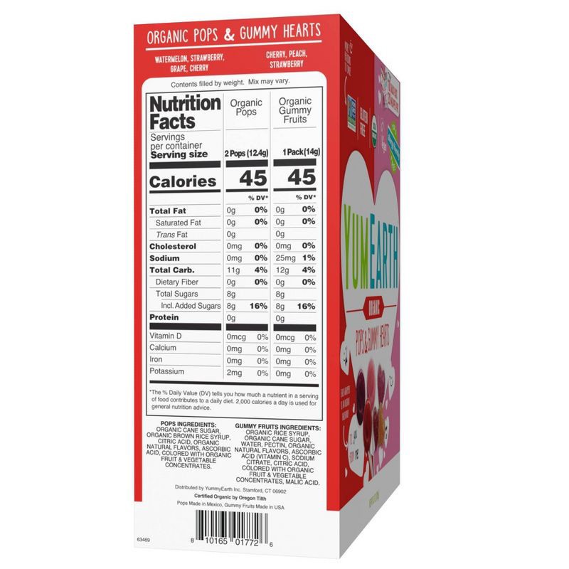 slide 10 of 10, YumEarth Valentines Organic Variety Candy Box - 9.3oz/30pk, 30 ct; 9.3 oz