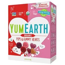 YumEarth Valentines Organic Variety Candy Box - 9.3oz/30pk