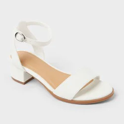 Kids' Shirley Dress Heels - Cat & Jack™ Cream 3