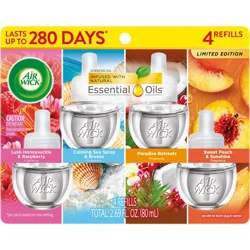 Air Wick Scented Oil Air Freshener Refills - Mixed Pack- 4pk LH&R CS&B PR SS&P