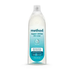Method Super Shine Liquid Dish Soap Powered By Enzymes Dewy Daze - 16oz