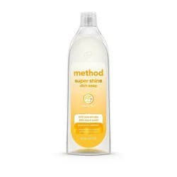 Method Super Shine Liquid Dish Soap Powered By Enzymes Coastal Citrus - 16oz
