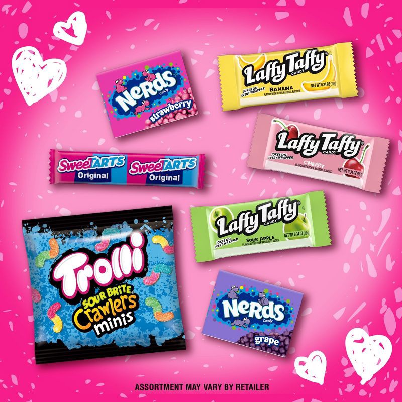 slide 2 of 6, Nerds Valentine's Day Classroom Exchange Be Mine Premium Mix Candies - 30ct, 30 ct